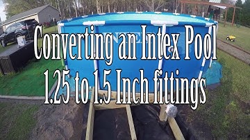 Intex Pool 1.25 to 1.5 conversion