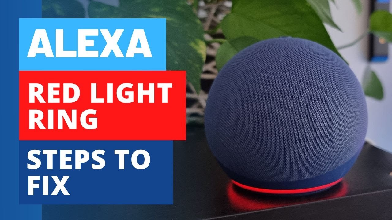 Fix Alexa Echo Red Ring Problems 