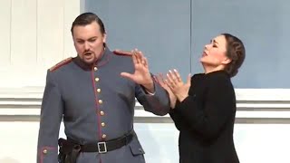 Igor Golovatenko, Anna Nechaeva. Di Luna & Leonora duet from “Il Trovatore” by Verdi. (LNO 2014)