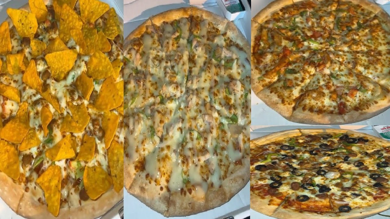 بابا جونز نزل ٤ بيتزات جداد من جميع انحاء العالم و بقولك اييييه ادخل شوووووووووووف ❤️😤