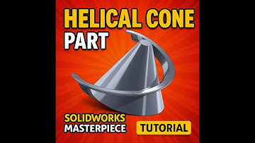 INSANE SOLIDWORKS DESIGN! | "advanced Helix +swept technique"