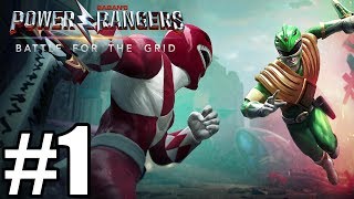Power Rangers Battle for the Grid Gameplay Walkthrough Part 1 - Green Ranger Arcade