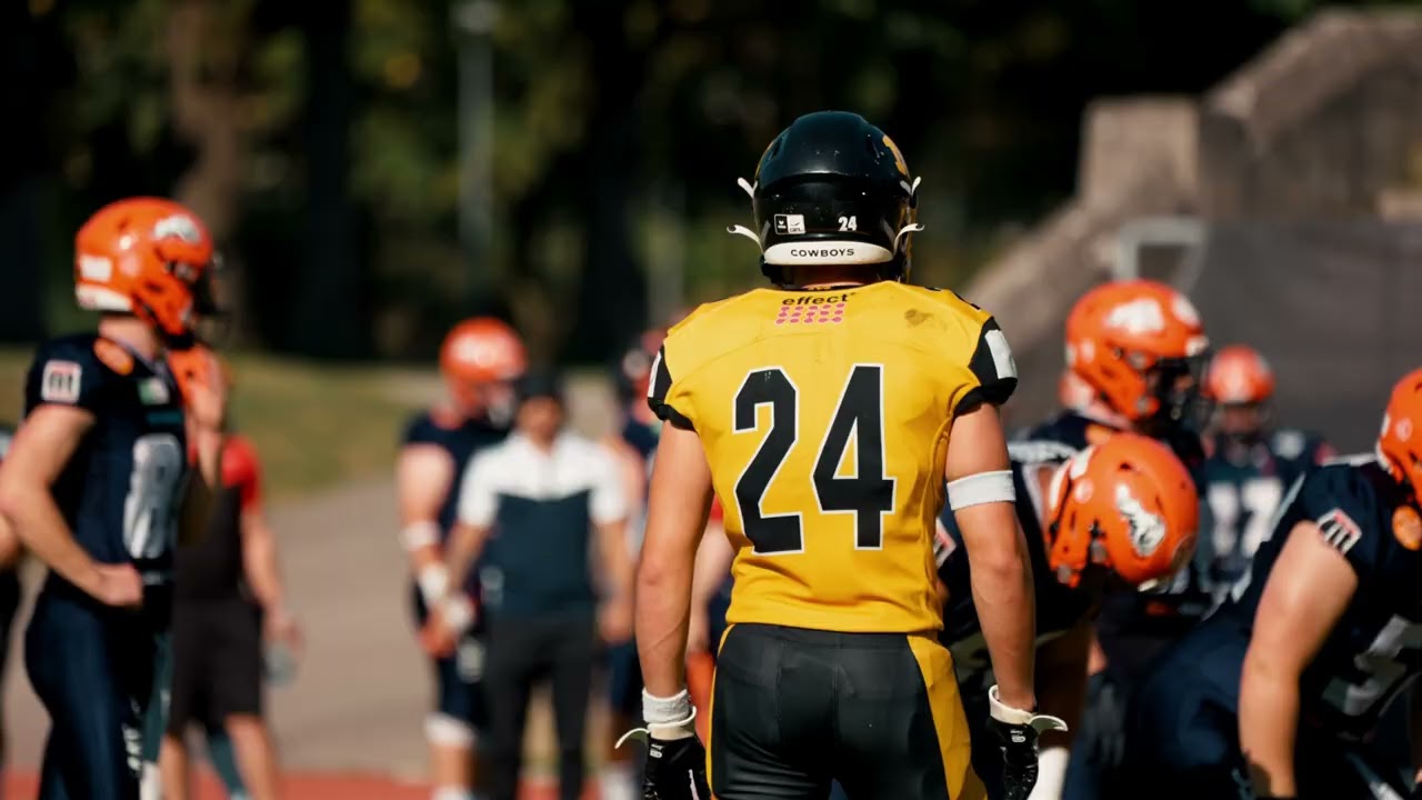 Werbung: American Football mit den Munich Cowboys