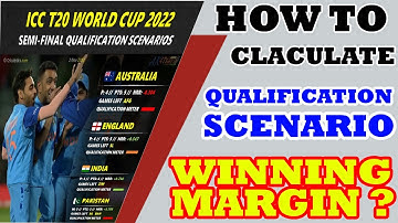 How To Calculate Qualification Scenario Through Net Run Rate in a Cricket Tournament