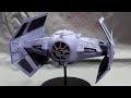 Star Wars Darth Vader Advanced TIE Fighter..model build with lighting.