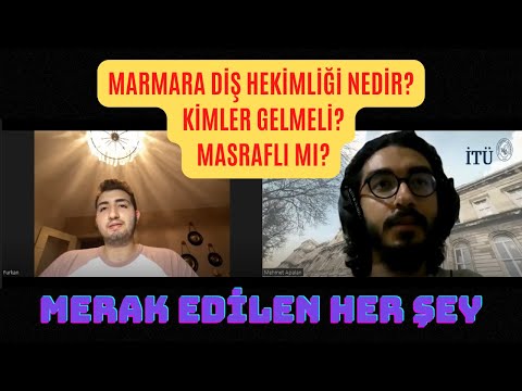 MARMARA ÜNİVERSİTESİ DİŞ HEKİMLİĞİ TANITIMI  - YKS TANITIM 1