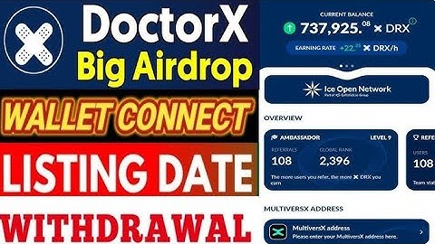 DOCTOR X WALLET SUBMIT PROCESS|| BUG AIRDROP|| LISTING DATE|| MULTIVERSE X ADDRESS