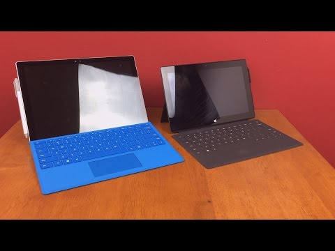 Microsoft Surface Pro 4 vs Surface Pro 1 First Gen Comparison