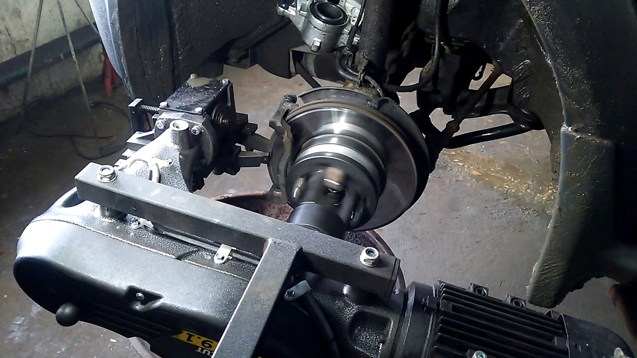 Проточка тормозных дисков без снятия со ступицы - YouTube