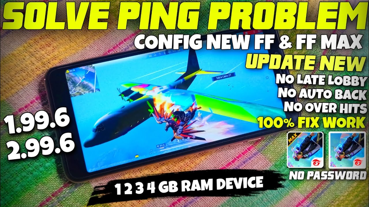 PING PROBLEM SOLVE NEW CONFIG FREE FIRE FF MAX LAG FIX CONFIG ping-problem-solve-new-config-free-fire-ff-max-lag-fix-config