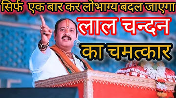 लाल चंदन के चमत्कार 🔱🕉️#pradeepmishrajidhankeupay