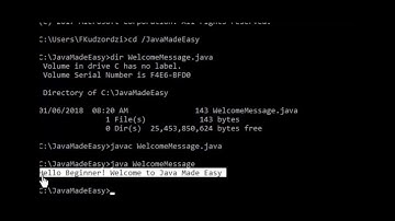 Java Made Easy 1  Printing a line of text