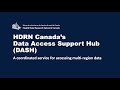 .rn canadas data access support hub dash