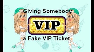 Giving Somebody a "VIP Ticket" Prank // MSP screenshot 3