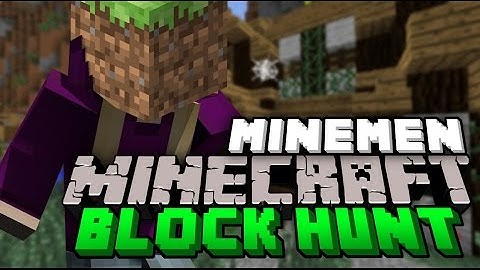 MINECRAFT BLOCK HUNT W/ THE MINEMEN | MINECRAFT MINIGAMES | WTF?