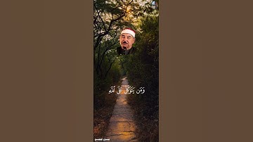 وَمَن يَتَّقِ ٱللَّهَ يَجۡعَل لَّهُۥ مَخۡرَجٗا [ سورة الـطلاق , ٢ - ٣ ] - محمد الطبلاوي  #القران