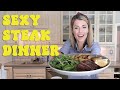 SEXY STEAK DINNER // Grace Helbig