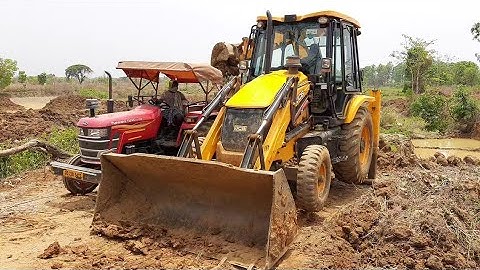New JCB And Mahindra Yuvo 415DI Tractor Going To Another Village For Making Pond | Jcp Taktar Videos