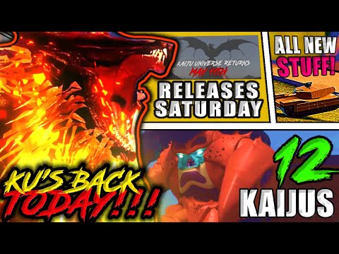 KAIJU UNIVERSE RETURNS TODAY! | EVERYTHING TO EXPECT - ALL 12 KAIJUS! ||| Kaiju Universe