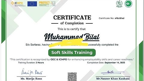 How to pass Pak soft skills certificate/ How to correct name in Pak soft skills certificate OEC
