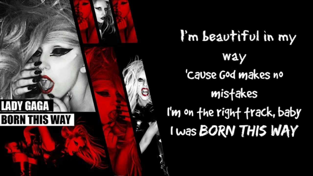 Lady Gaga Born This Way Lyrics Youtube