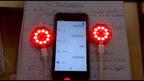 NeoPixel Controlling using ibHubs Octabrix, Blynk app, IFTTT and Google Assistant | iotBootcamp