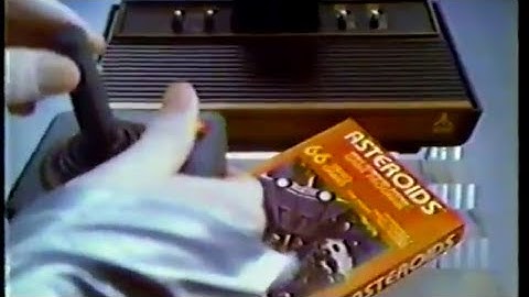 Asteroids for the Atari 2600 | Retro TV Commercial Ad