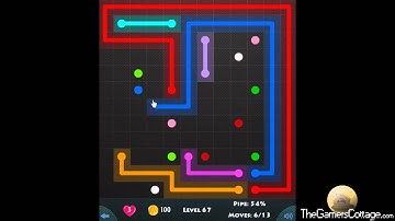 Flow Game Level - 847 [12x12] Mania Connect the Dots