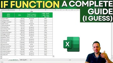 How to Excel IF Formula | Simple to Advanced | Multiple Criteria, Nested IF, AND, OR functions...