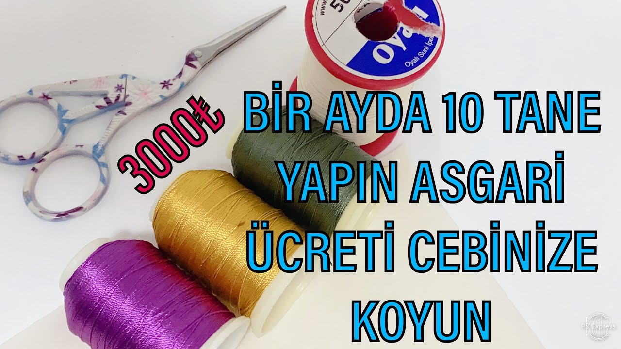 🧵BİR AYDA 10 TANE YAPIN ASGARİ ÜCRETİ CEBİNİZE😍KOYUN Yeni Sezona Damga Vuracak⚡️Model(Sesli Video)