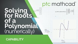 Solving for Roots of a Polynomial (Numerically) in Mathcad Prime screenshot 3