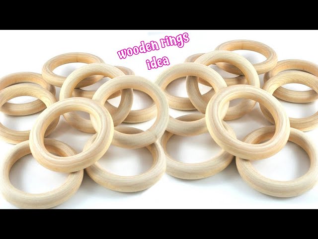 3 diy wooden ring craft ideas: easy and awesome crafts with wooden rings 