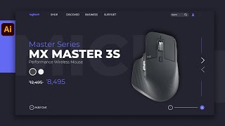 Illustrator CC Tutorial | Graphic Design | ⭐ Create PRO UI Designs in Illustrator 🔥