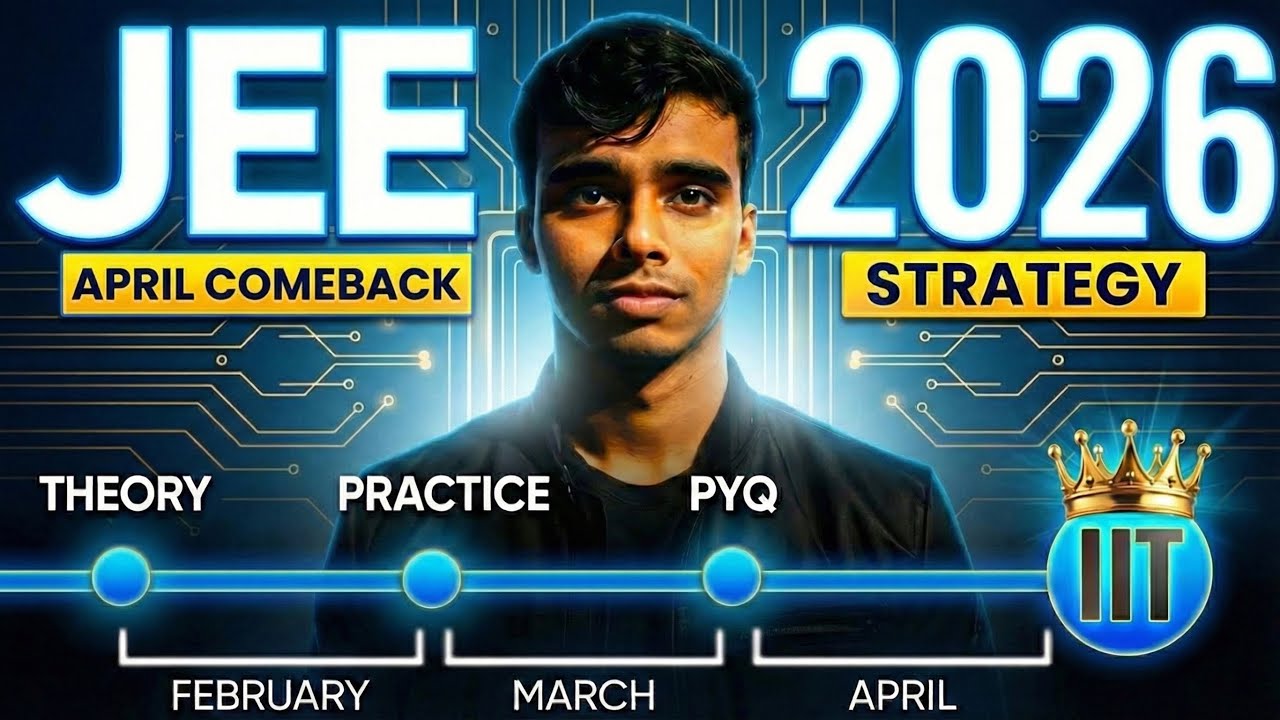 JEE Main 2026 April Attempt Strategy 🔥 April Comeback Plan (99%ile ...