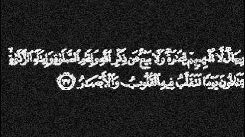الشيخ عبد الفتاح الشعشاعى, ما تيسر من سورة النور 36-38