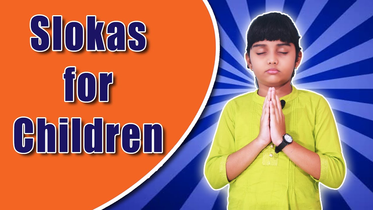 SLOKAS for Children with Meaning by Saanvi Me and Mom YouTube