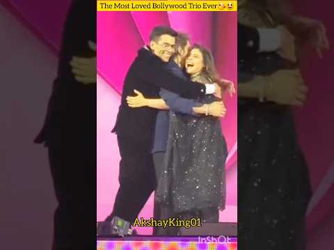 The Cutest Hug Between Kajol, Shah Rukh ???????? & Karan Johar ????❤️ | Heartwarming Bollywood Momen