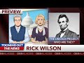 Rick Wilson squirms talking anti-Trump Super-PAC, The Lincoln Project