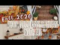 2020 FALL SHOP, DECORATE &amp; CLEAN WITH ME | FALL DECOR | CLEANING MOTIVATION