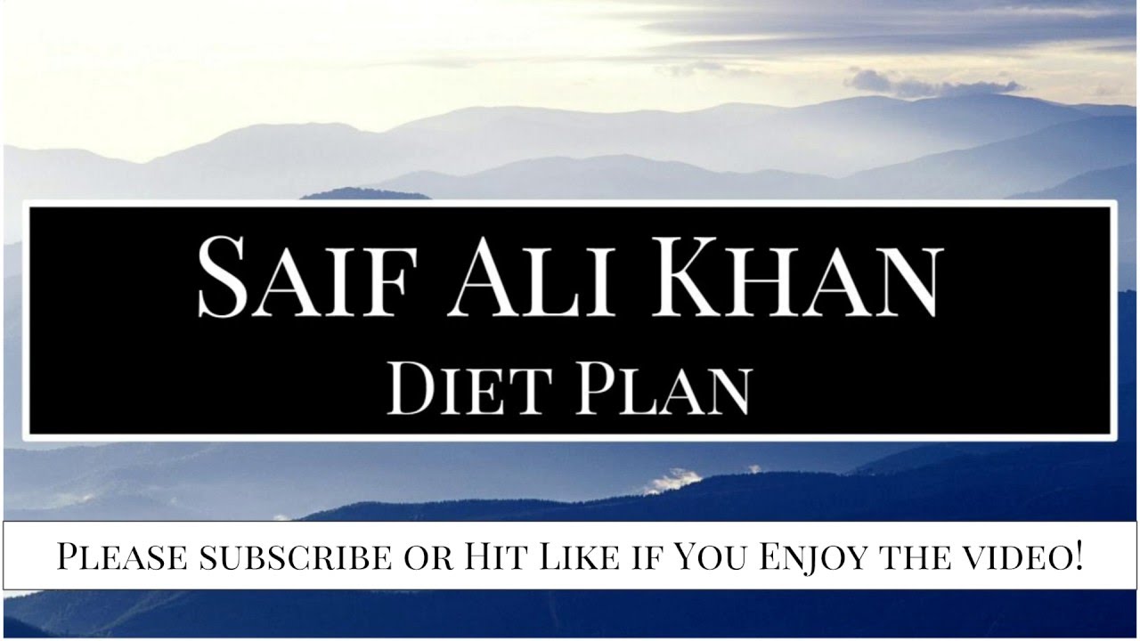 Diet Chart Of Ali Khan