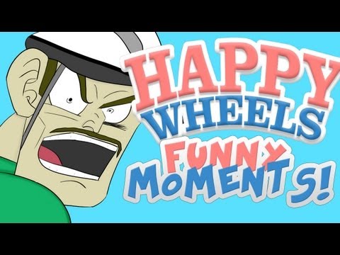 HAPPY WHEELS - FUNNY MOMENTS MONTAGE #3