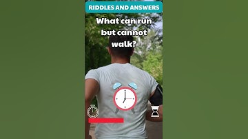 What can run but cannot walk? #riddles
