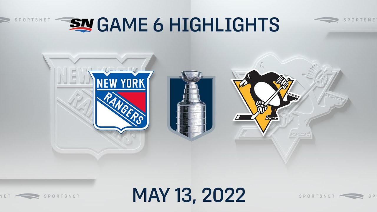 NHL Game 6 Highlights | Rangers vs. Penguins - May 13, 2022 - YouTube