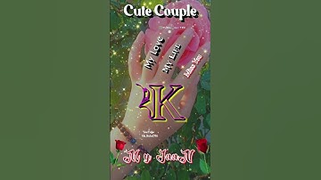 K  Letter Name Status 😘 Name art video|| WhatsApp status 2023❤️ New Trending Name 🥀 #ms_rubal786