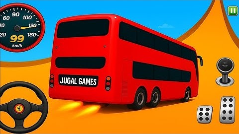 Mega Ramp impossible bus Stunt racing🤯 Mega ramp bus stunt😎 Android gameplay 
