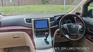 Toyota Alphard 3.5 V6 Automatic 7 Seater Fresh JDM Import upgraded premium seating dual sunroof