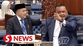 Uproar in Parliament after Shahidan says Hulu Langat MP acting 'worse than a monkey'