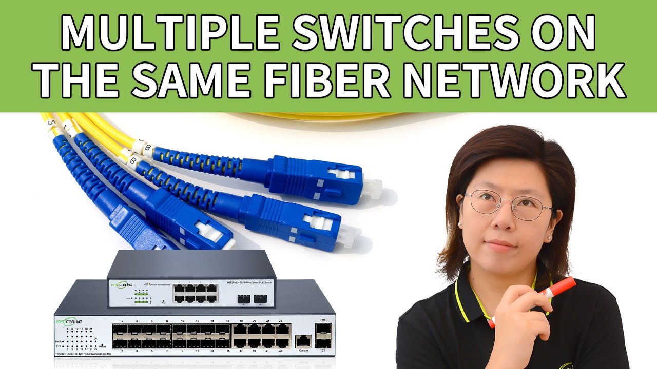 Connect Multiple Switches with Fiber Optic Cables - YouTube