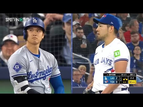 【ドジャース大谷翔平 花巻東対決！】第2打席は1・2塁間を鋭く破るタイムリーヒット！