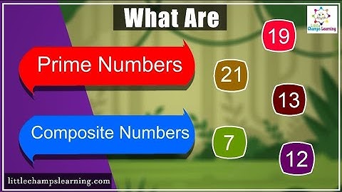 Prime Numbers Composite Numbers